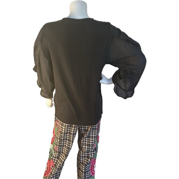 Kobi Halperin Flounce Blouson Sleeve Top - Picture 5 of 8